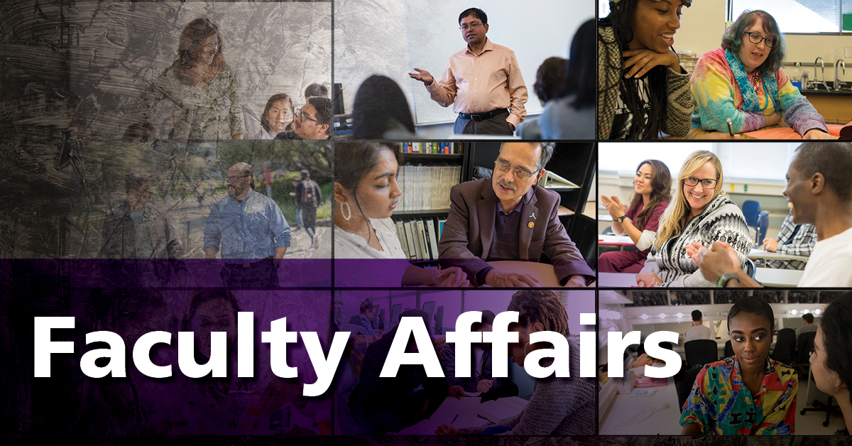 New Website Faculty Affairs, collage of faculty teaching